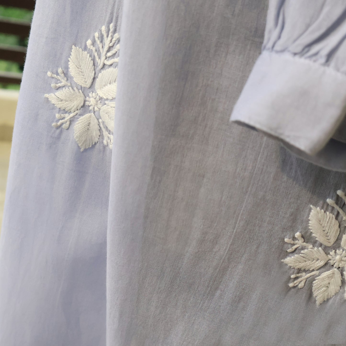 BODHI Pure Cotton, Hand Embroidery/ Chikankari Women Dress