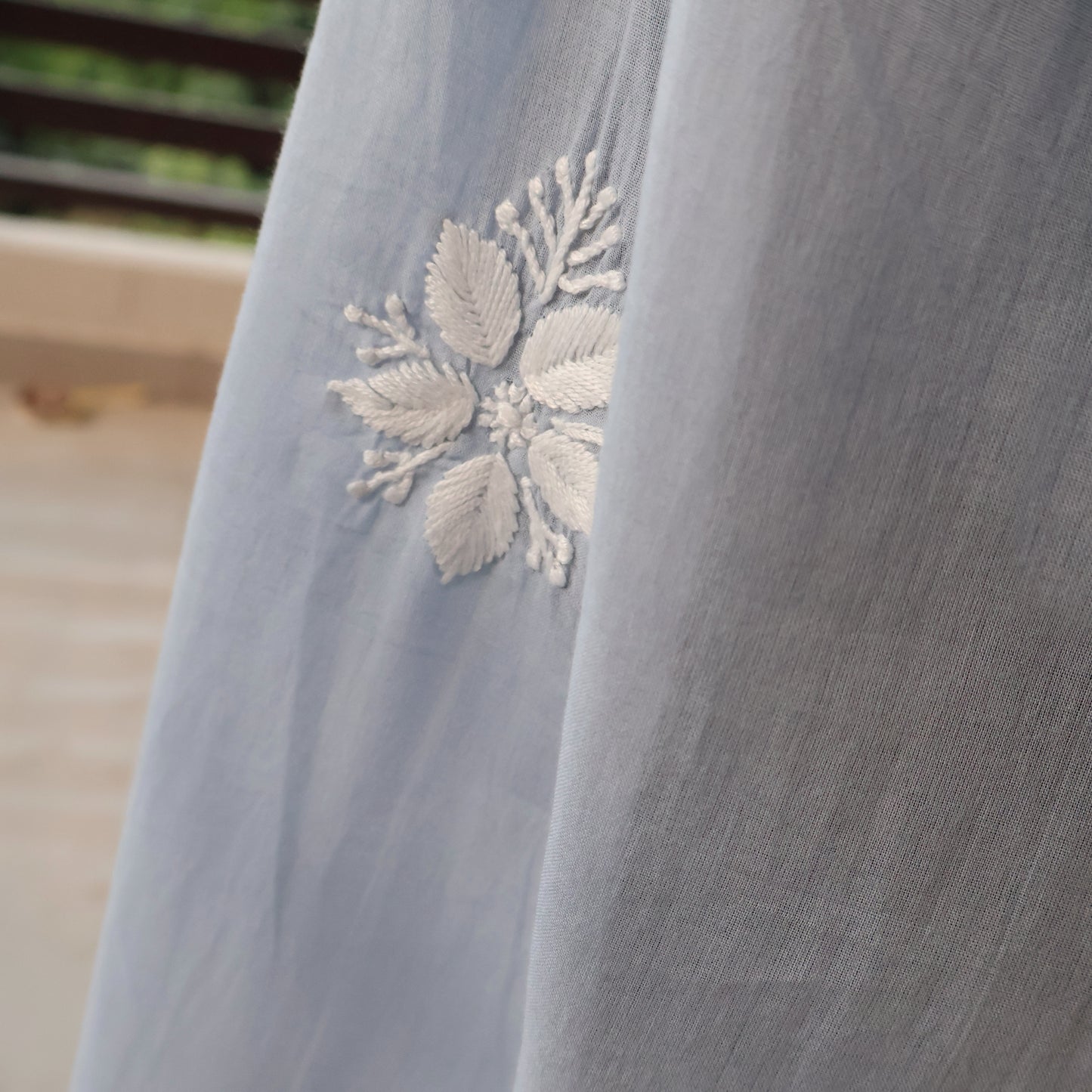 BODHI Pure Cotton, Hand Embroidery/ Chikankari Women Dress