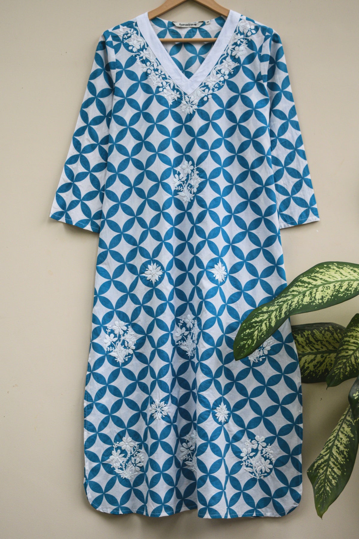 LUBNA Hand Block Print with Cotton Kurta