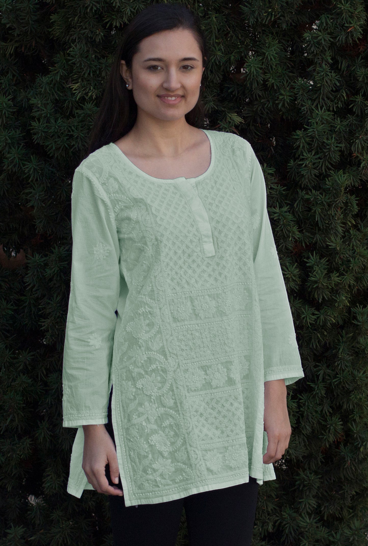 STUTI Pure Cotton All Over Hand Embroidered Tunic