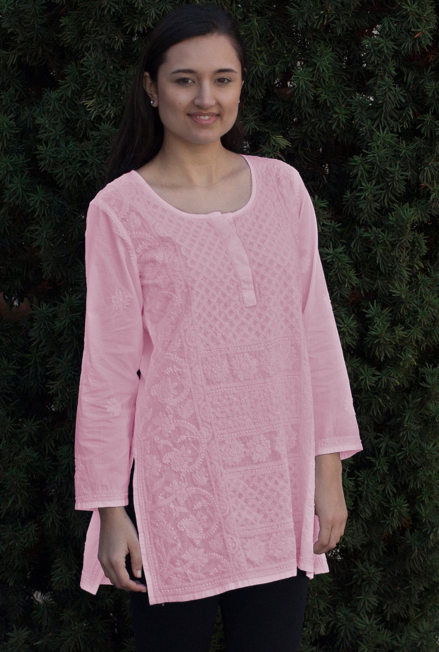 STUTI Pure Cotton All Over Hand Embroidered Tunic