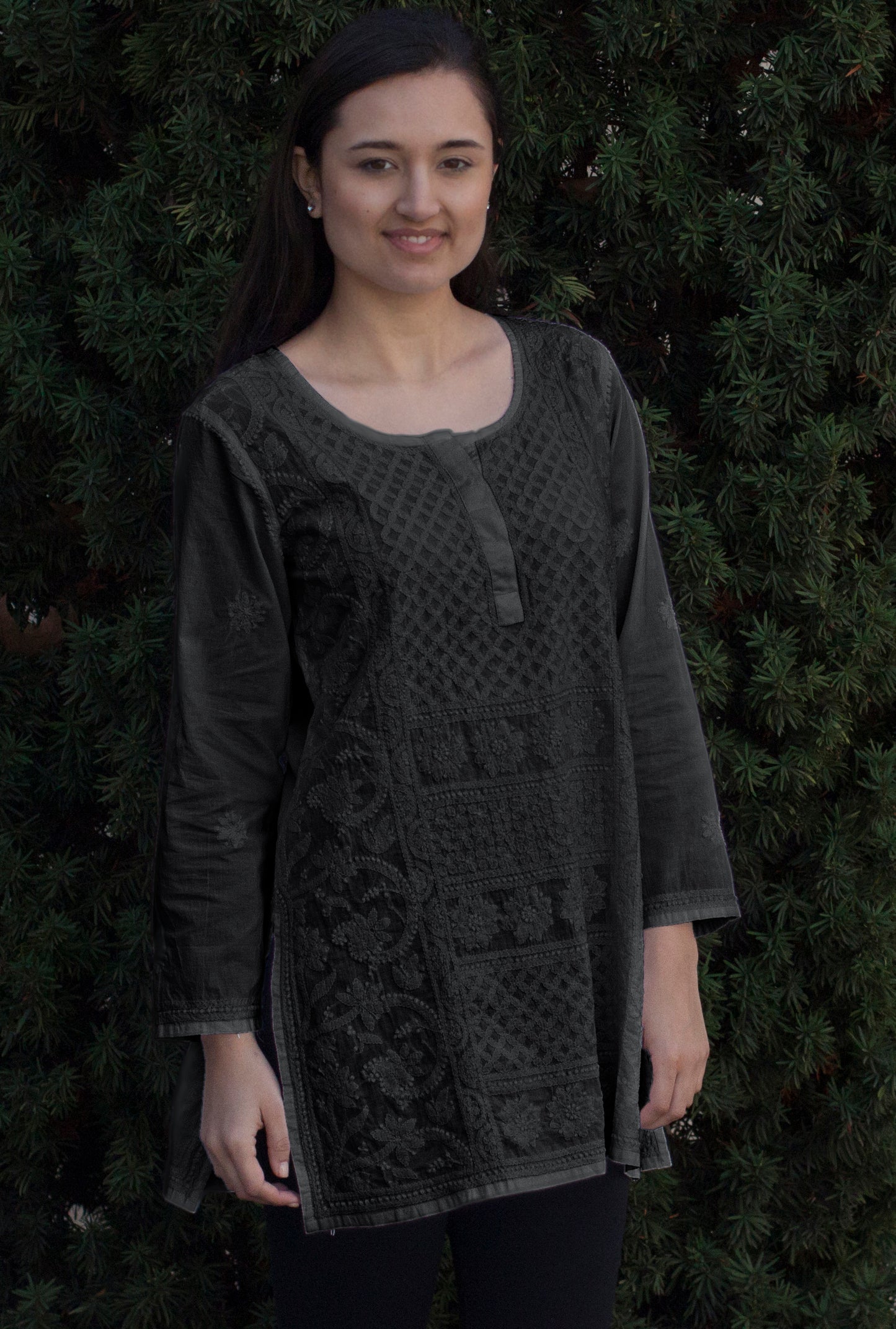 STUTI Pure Cotton All Over Hand Embroidered Tunic