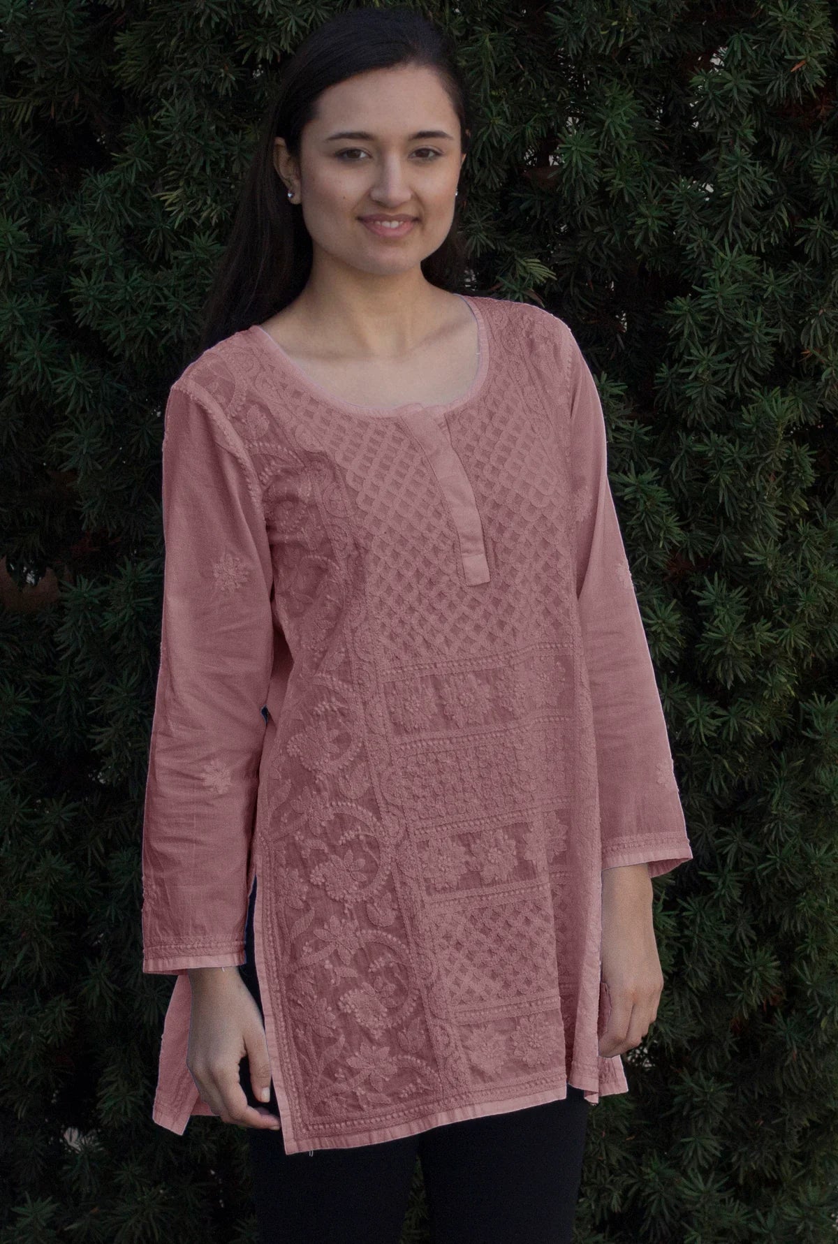 STUTI Pure Cotton All Over Hand Embroidered Tunic