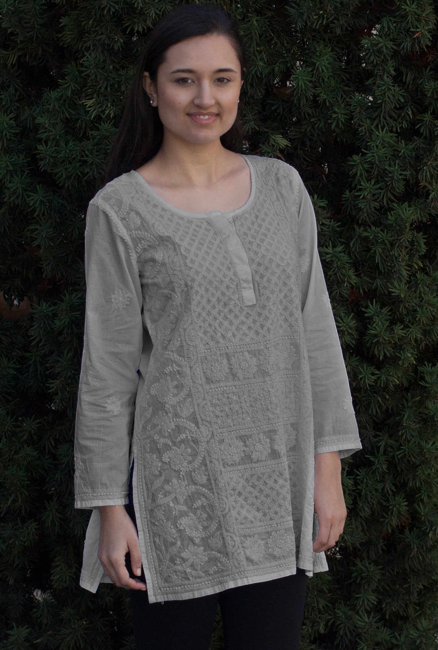 STUTI Pure Cotton All Over Hand Embroidered Tunic