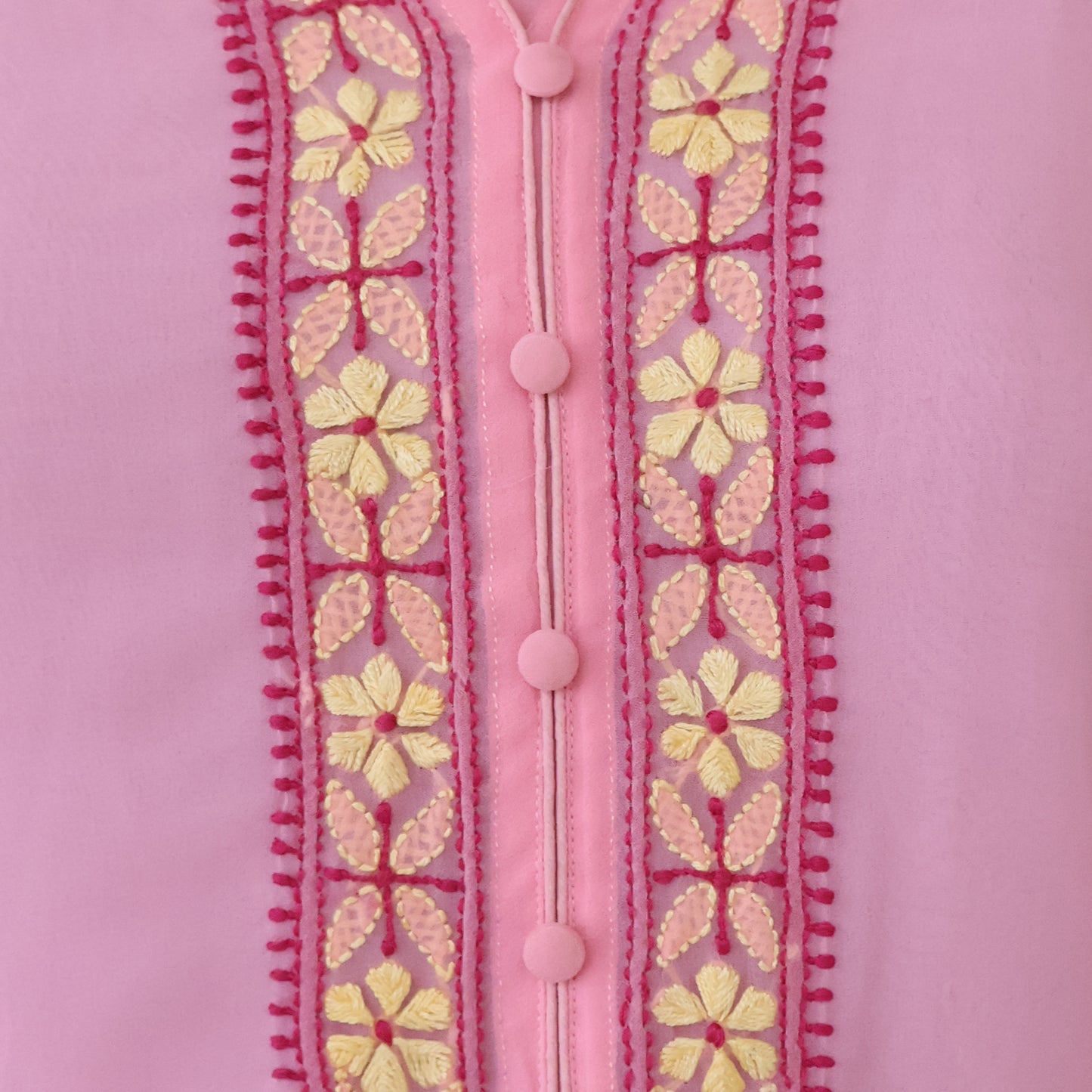 LAVI Georgette Hand Embroidered Kurta