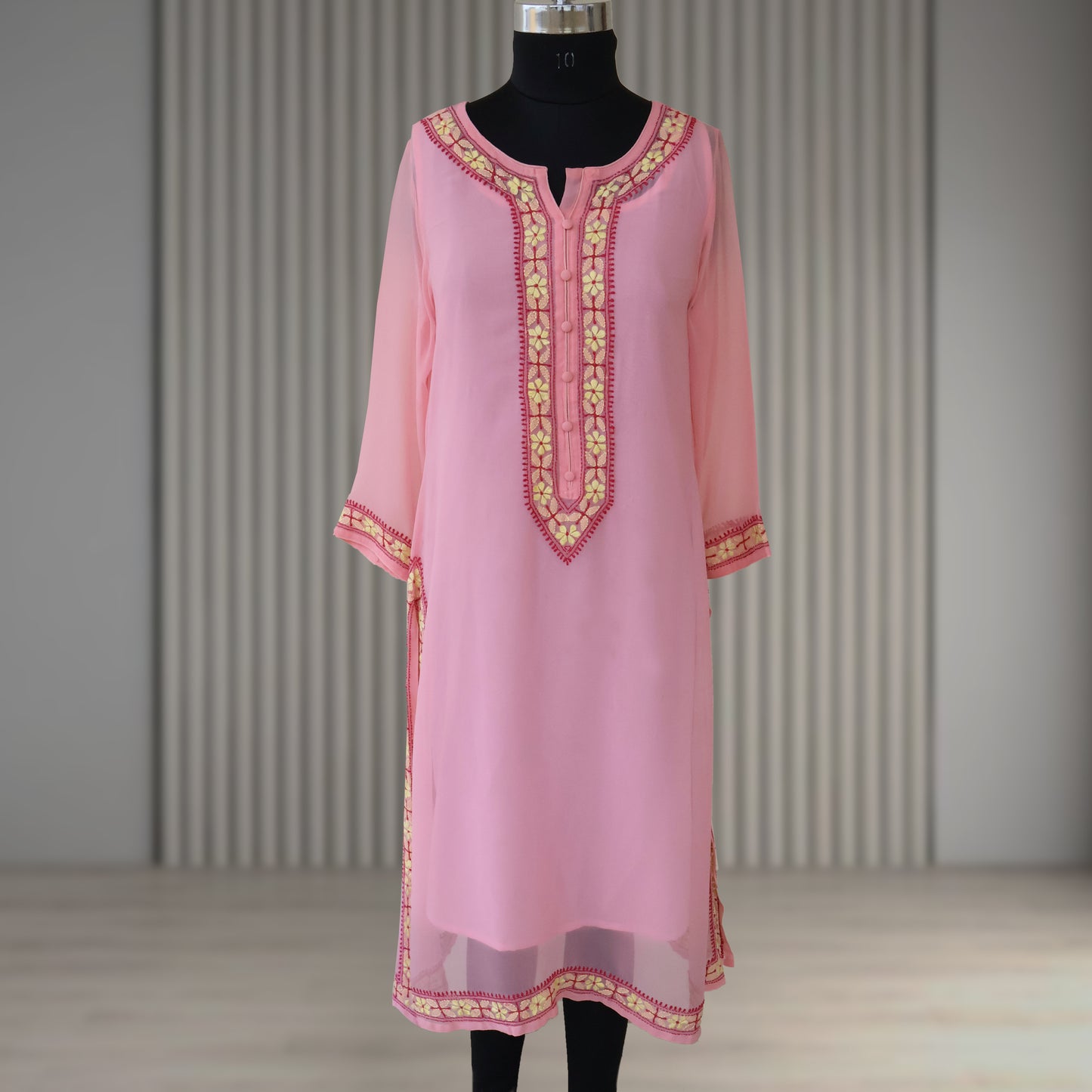 LAVI Georgette Hand Embroidered Kurta