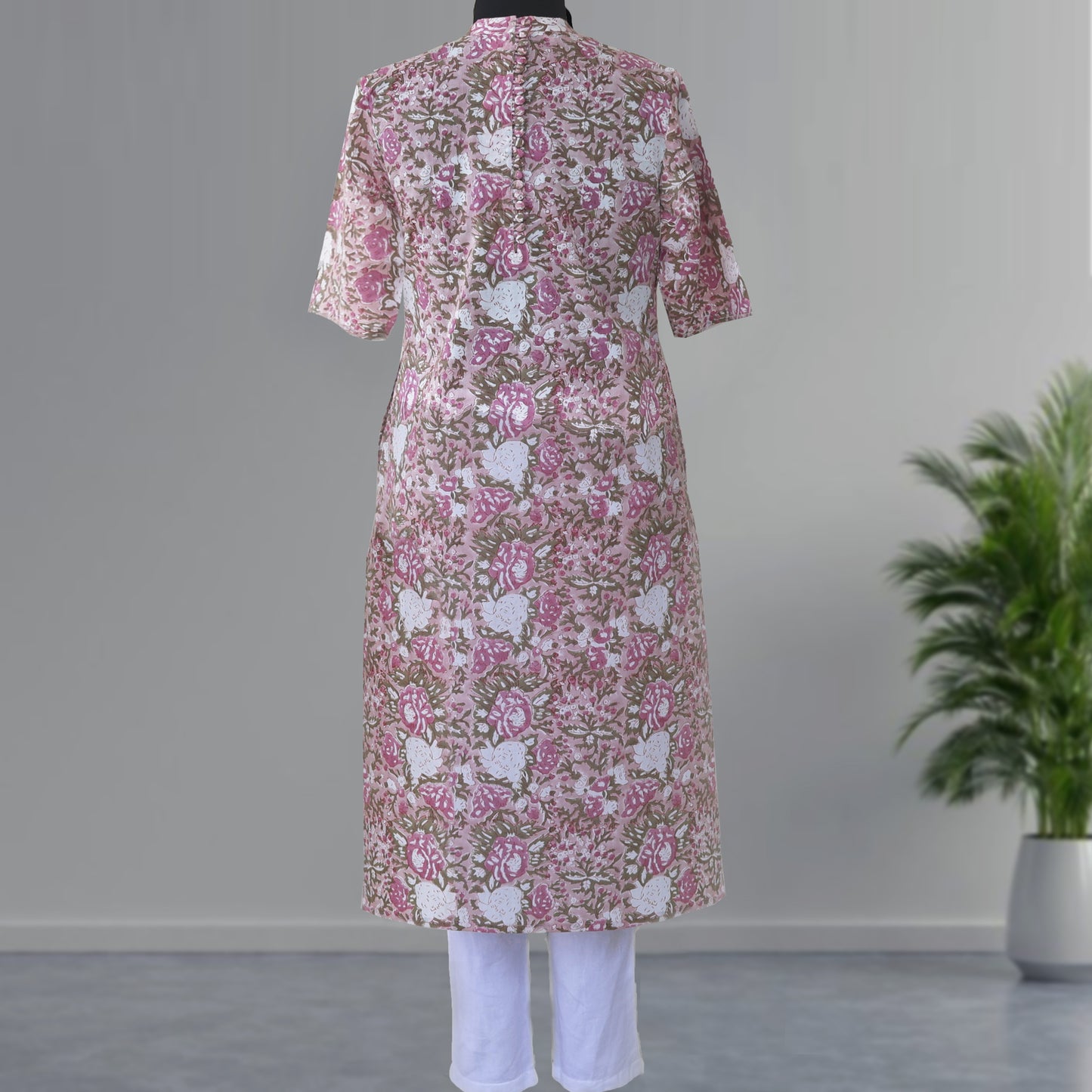 SHIKHA Printed Cotton Round Neck, Kurta, Regular and Plus Sizes
