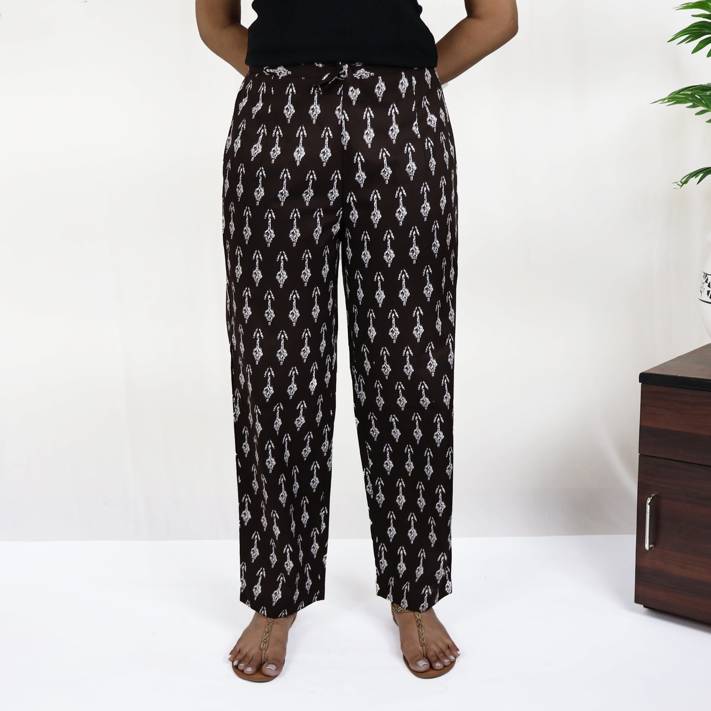 CHITRA Hand Block Pure Cotton Pant