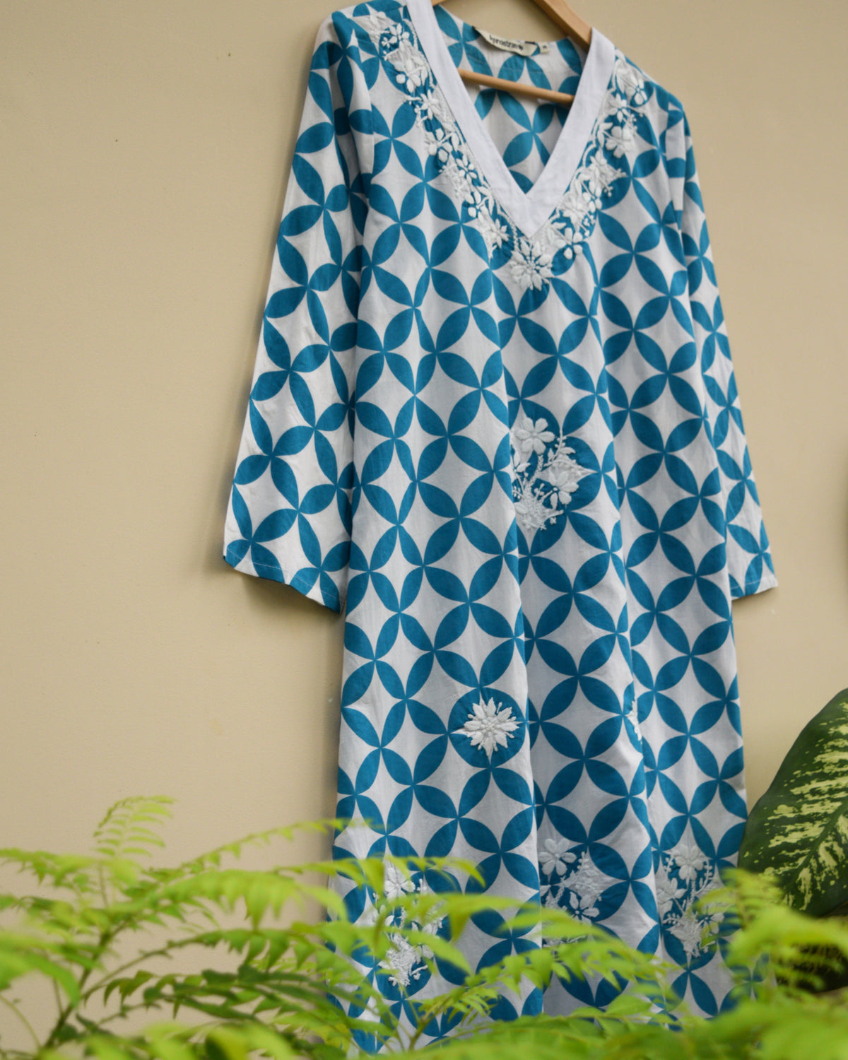 LUBNA Hand Block Print with Cotton Kurta