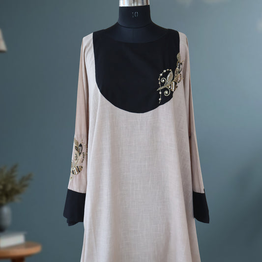 MAHIMA Premium Kardana Sequins Handwork Kaftan Abaya
