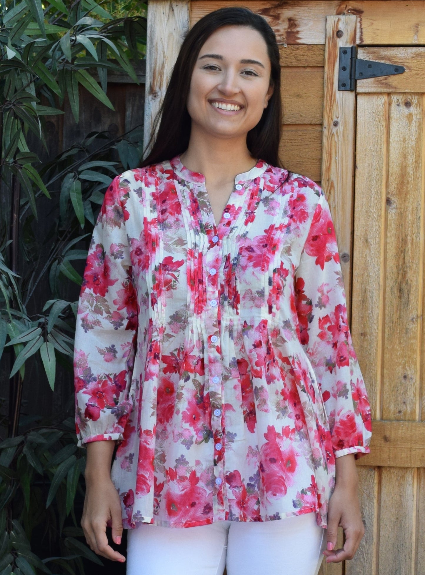 MANALI Printed Soft Cotton Tunic Top