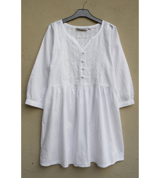 Megha Pure Cotton Hand Embroidered Tunic