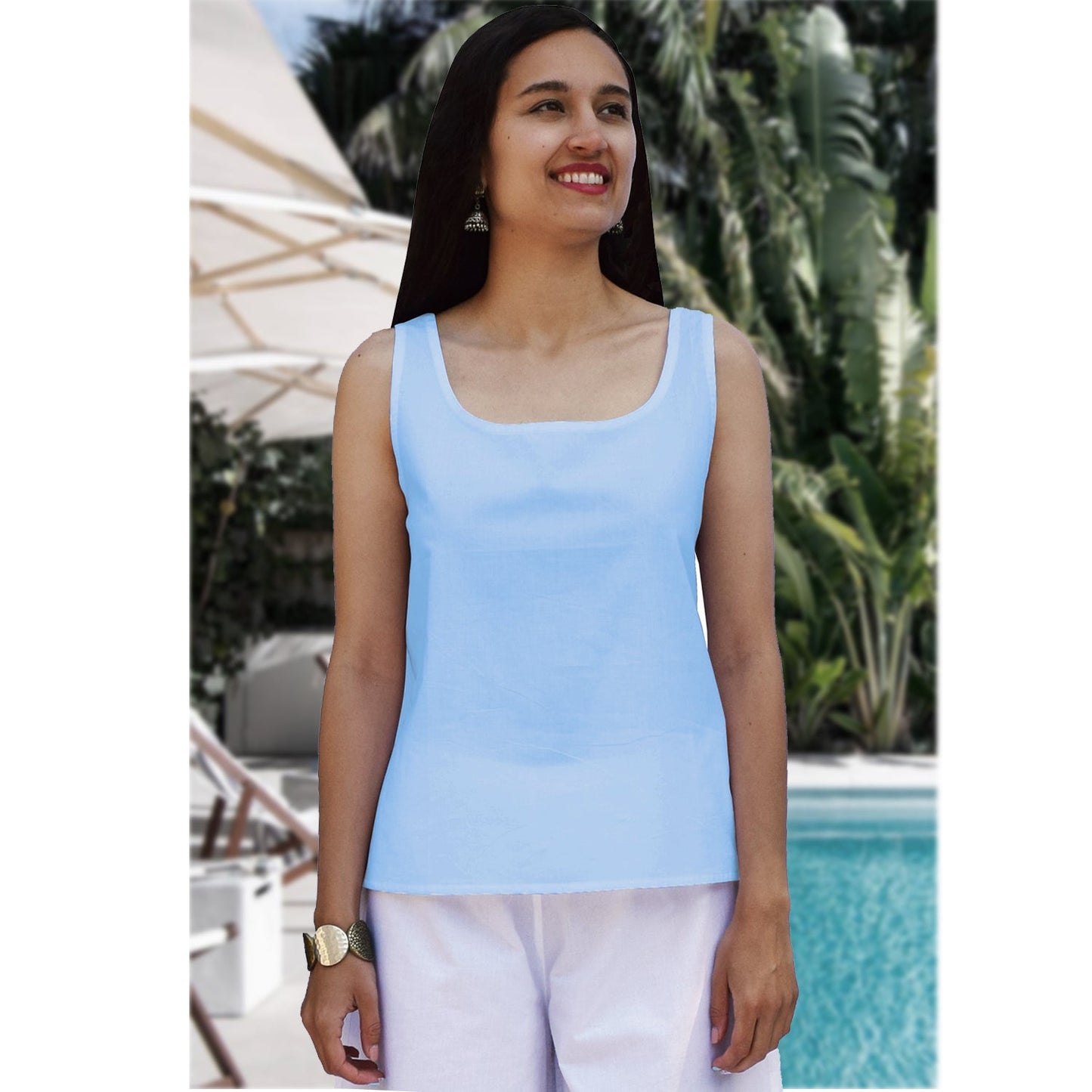 Women's Basic Short Cotton Camisoles ( Additional colors)