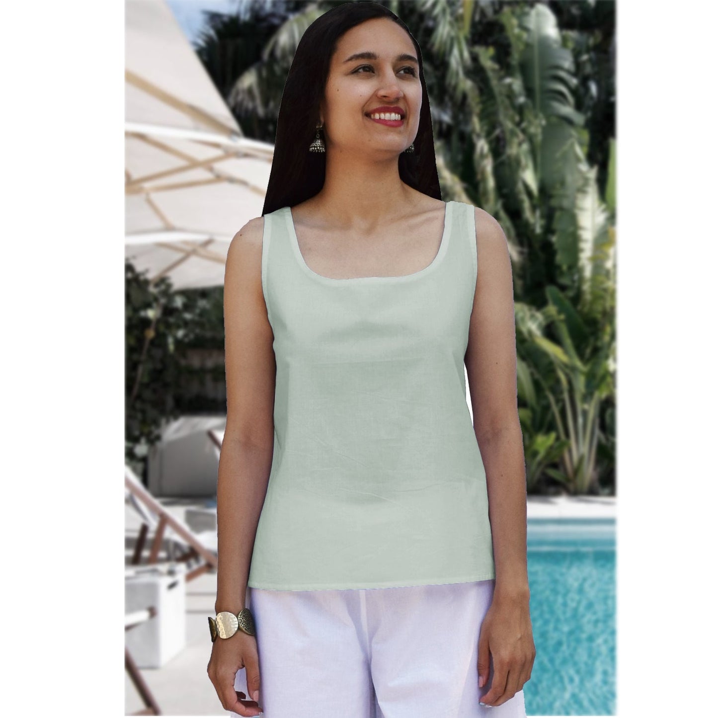 Women's Basic Short Cotton Camisoles