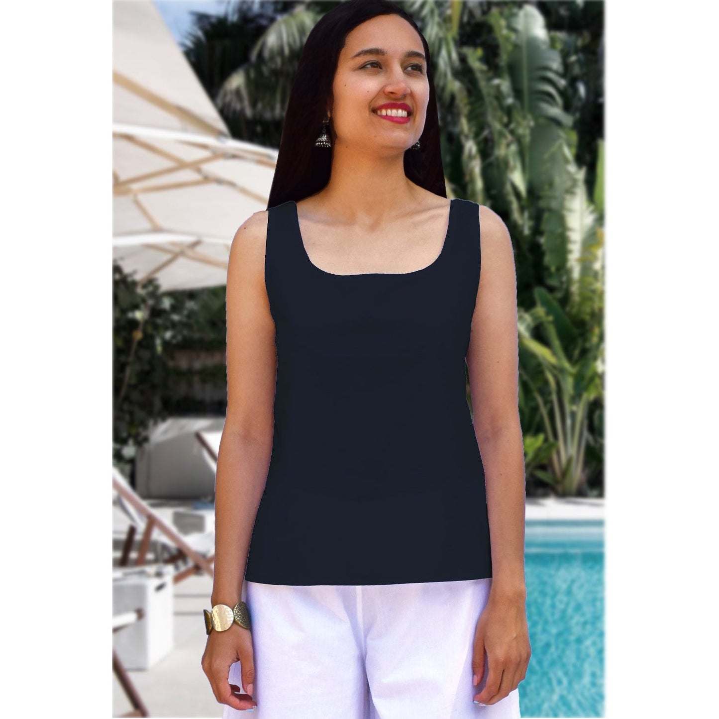 Women's Basic Short Cotton Camisoles